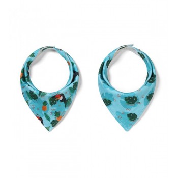 Priekšautiņu-lakatiņu komplekts TOUCANS (2 gab.) BabyOno 879/12 Priekšautiņu-lakatiņu komplekts TOUCANS (2 gab.) BabyOno 879/12