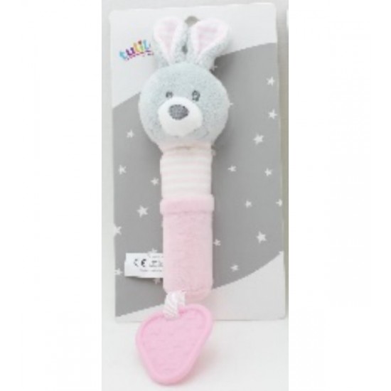 Rotaļlieta ar pīkstuli TRUSĪTIS 17 cm 9099