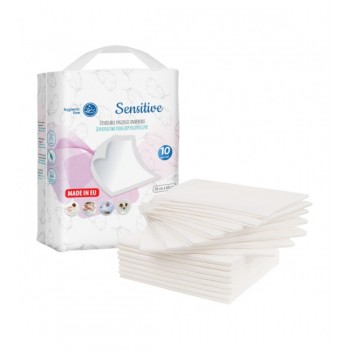 Vienreizējie paliktņi SENSITIVE 90x60 cm (10 gab.) AKUKU A0501