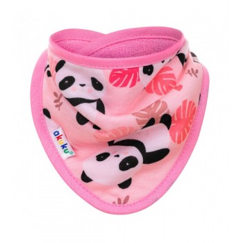 Priekšautiņš-lakatiņš PINK PANDA AKUKU A1511 Priekšautiņš-lakatiņš PINK PANDA AKUKU A1511