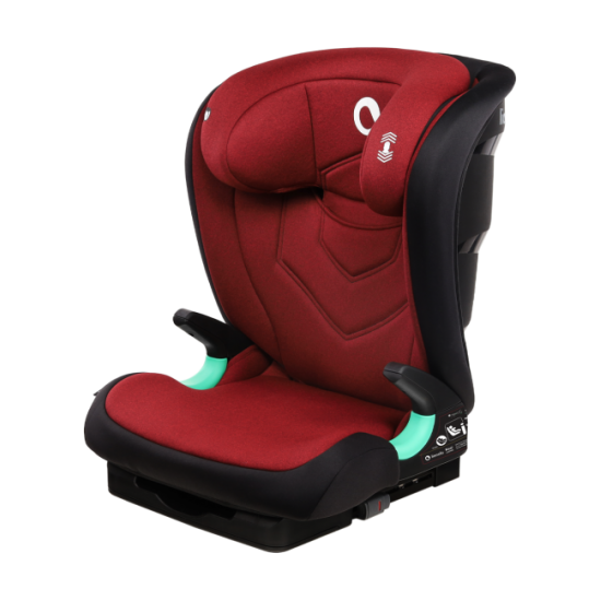 Autosēdeklis NEAL red burgundy Isofix 100-150 сm (15-36 kg) Akcija