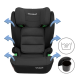 Autosēdeklis WESTON grey/black I-SIZE 100-150 cm Kidwell [Akcija]