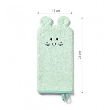 Dūrainis (cimdiņš) mazgāšanai BAMBOO BabyOno 787/03 green Dūrainis (cimdiņš) mazgāšanai BAMBOO BabyOno 787/03 green