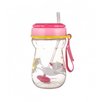 Sporta pudele ar svērteni un salmiņu Canpol 56/521