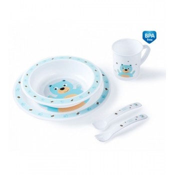 Plastmasas trauku komplekts Canpol 04/401pink Plastmasas trauku komplekts Canpol 04/401pink