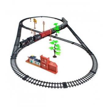 Dzelzceļš elektriskais 7 m, ar aksesuāriem (8239) [A]