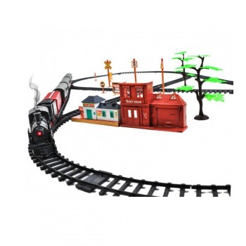 Dzelzceļš elektriskais 7 m, ar aksesuāriem (8239) [A]