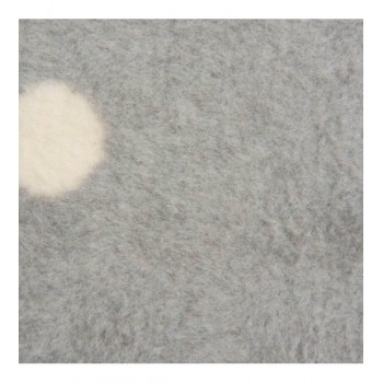 Sega kokvilnas 100x150 cm GREY/WHITE SPOTS KB-024 Womar