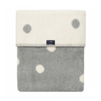 Sega kokvilnas 100x150 cm GREY/WHITE SPOTS KB-024 Womar