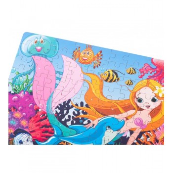 Koka puzle bundžiņā MERMAID/DINO KIK-5364/1-izpārdošana