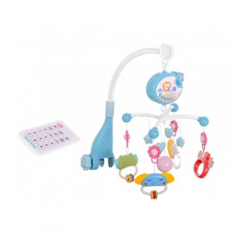 Karuselis muzikālais ar projektoru STARS blue 5469 [A]