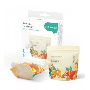 Maisiņi bērnu pārtikai 150 ml (5 gab.) BabyOno 1467 Maisiņi bērnu pārtikai 150 ml (5 gab.) BabyOno 1467