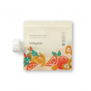 Maisiņi bērnu pārtikai 150 ml (5 gab.) BabyOno 1467 Maisiņi bērnu pārtikai 150 ml (5 gab.) BabyOno 1467