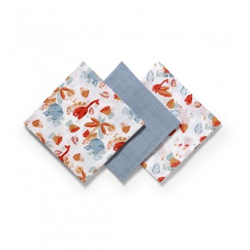 Muslīna autiņu komplekts SUPER SOFT (3 gab.) BabyOno 348/07 Muslīna autiņu komplekts SUPER SOFT (3 gab.) BabyOno 348/07