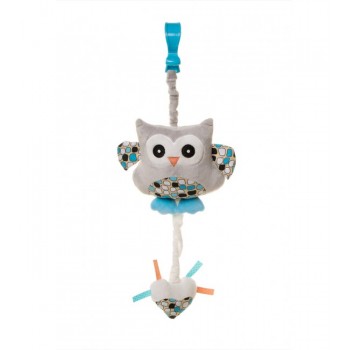 Muzikālā rotaļlieta OWL blue 4BABY OB01 Muzikālā rotaļlieta OWL blue 4BABY OB01