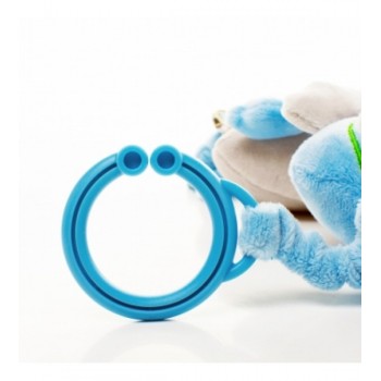 Grabulis ratiņiem OWLS blue 4BABY OB11 Grabulis ratiņiem OWLS blue 4BABY OB11