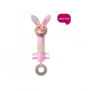 Rotaļlieta ar pīkstuli BUNNY JULIA BabyOno 621 Rotaļlieta ar pīkstuli BUNNY JULIA BabyOno 621