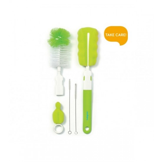 Birstīšu komplekts Babyono 735/02 (green) Birstīšu komplekts Babyono 735/02 (green)