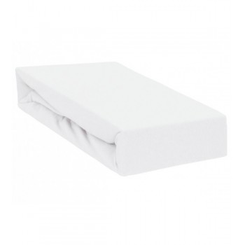 Palags jersī ar gumiju 120x60 cm WHITE (0445) Palags jersī ar gumiju 120x60 cm WHITE (0445)