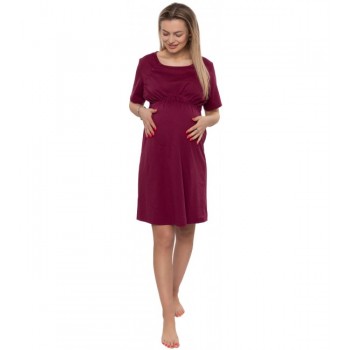 Krekls barojošai mātei LUNA bordo XXL (1519) Krekls barojošai mātei LUNA bordo XXL (1519)