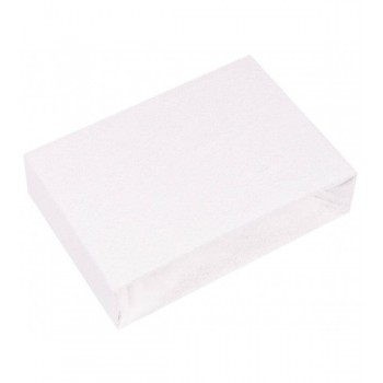 Palags frotē ar gumiju 120x60 cm WHITE (610)