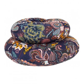 Spilvens-pakavs PREMIUM-C "BOHO NAVY BLUE" (110) [A]