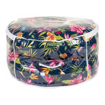 Spilvens-pakavs PREMIUM-C "BOHO NAVY BLUE" (110) [A]