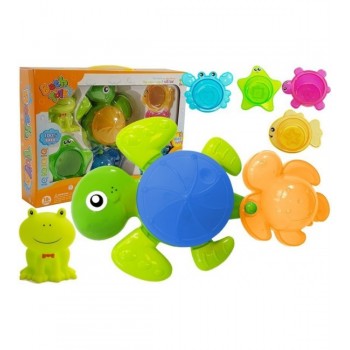 Rotaļlieta vannai:bruņurupucis un jūras būtnes 84235 Rotaļlieta vannai:bruņurupucis un jūras būtnes 84235