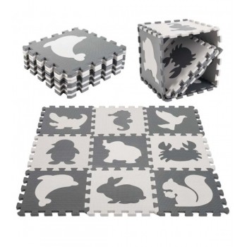 Paklājiņš-puzle 9 el, KIK-5207 [A]