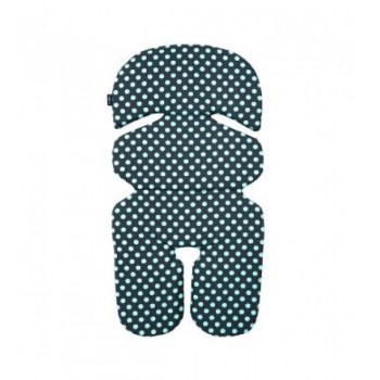 Ieliktnis autosēdeklim nr.1 grey/turquoise spots Womar PWF-023 Ieliktnis autosēdeklim nr.1 grey/turquoise spots Womar PWF-023