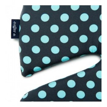Ieliktnis autosēdeklim nr.1 grey/turquoise spots Womar PWF-023 Ieliktnis autosēdeklim nr.1 grey/turquoise spots Womar PWF-023