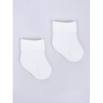 Zeķes ar atloku BALTAS 0-3 mēn. SKA-0009 Zeķes ar atloku BALTAS 0-3 mēn. SKA-0009