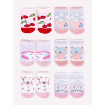 Zeķes frotē 0-3 mēn. GIRL SKF-0002