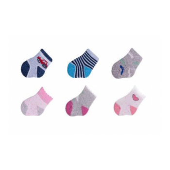Zeķes frotē BABY 6-9 mēn. GIRL SKF-0002