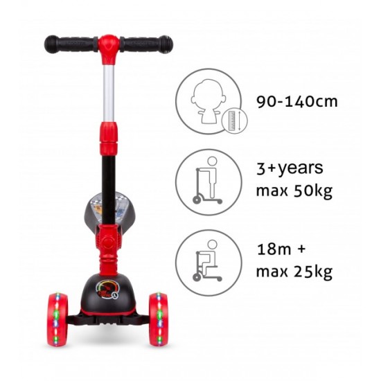 Skrejritenis ar sēdekli RIMBA race Kidwell [Akcija]