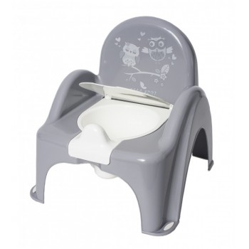 Podiņš-krēsliņš OWL grey TegaBaby SO-010-106 Podiņš-krēsliņš OWL grey TegaBaby SO-010-106