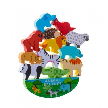 Koka spēle Balansējošie zvēriņi SAFARI 5137 [A]