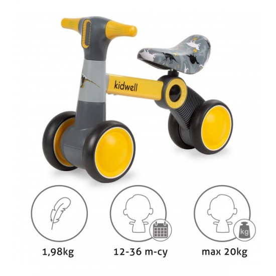 Mini-velosipēds PETITO Dino Kidwell [Akcija]