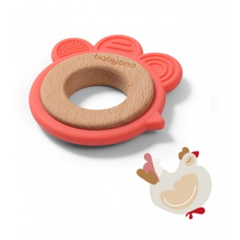 Zobgrauznis silikona-koka HEN 1075/03-izpārdošana Zobgrauznis silikona-koka HEN 1075/03-izpārdošana