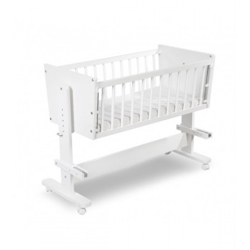 Gultiņa-šūpulis "5in1" ZOYA balta (Klupś-Hen) [A]