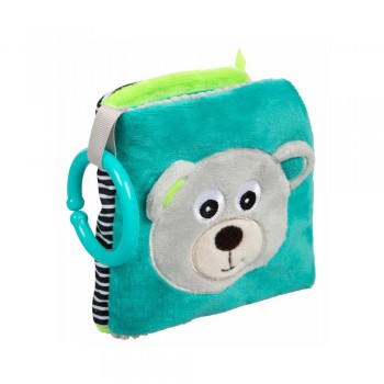 Mīksta grāmatiņa BEAR Canpol 68/075 grey