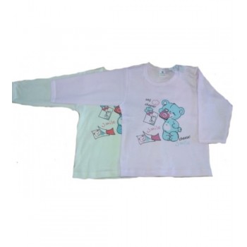 T-krekls ar garām piedurknēm 56 cm MARGO-11066-izpārdošana