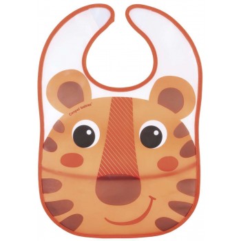 Priekšautiņš "Hello Little" PVH ar kabatu Canpol 9/232 orange Priekšautiņš "Hello Little" PVH ar kabatu Canpol 9/232 orange