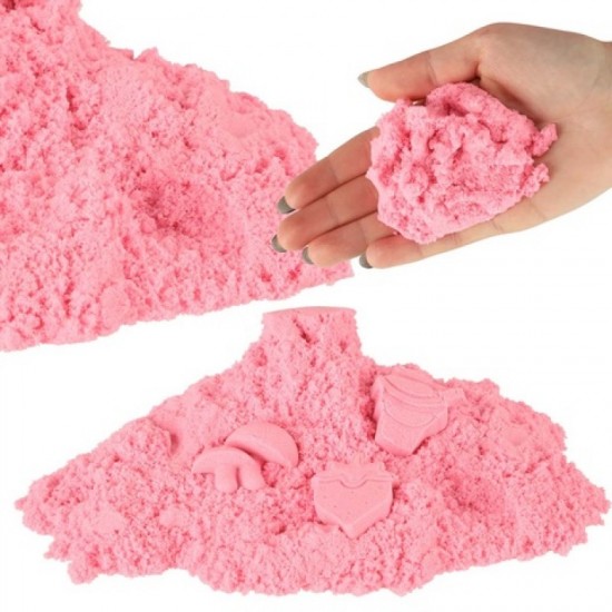 Kinētiskās smiltis 1 kg PINK 9568/1 Kinētiskās smiltis 1 kg PINK 9568/1