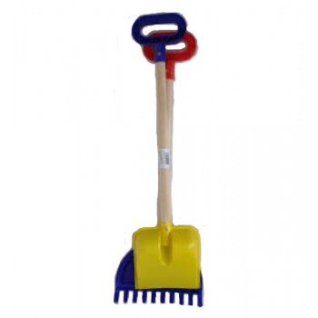 Lāpsta + grābeklis ar koka kātu 60 cm (4453) Lāpsta + grābeklis ar koka kātu 60 cm (4453)